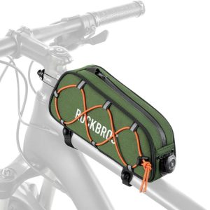 Other goods Rockbros  Rockbros 30120045001 ROAD TO SKY bicycle bag for the top frame tube, waterproof, 0.7L - green 