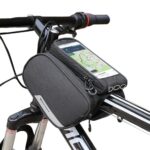 Jalgratta tarvik Wozinsky  Wozinsky frame bike bag + detachable phone cover up to 6.5 "1.5l black (WBB7BK) 