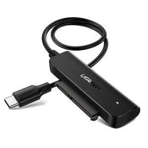Adapter Ugreen  Ugreen adapter HDD SSD 2.5'' SATA III 3.0 - USB Type C 3.2 Gen 1 (SuperSpeed ​​USB 5 Gbps) black (70610 CM321) 