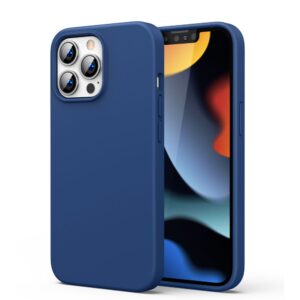 Back panel cover Ugreen  Ugreen Protective Silicone Case rubber flexible silicone case cover for iPhone 13 Pro Max blue 