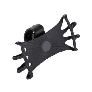Auto holder Hurtel  Swivel silicone bike holder with replaceable head - black 