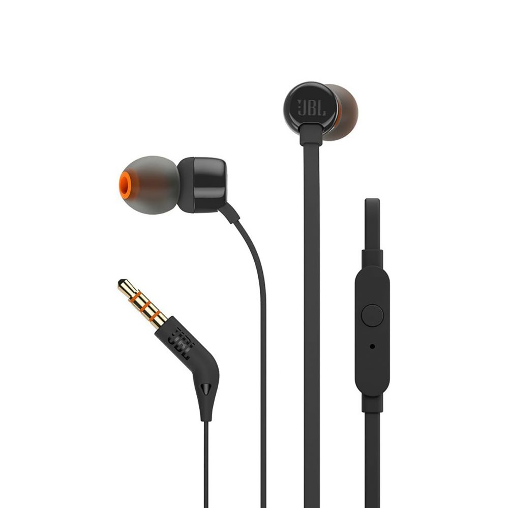 Kõrvaklapid JBL JBL Tune 160 in-ear headphones, 3.5mm mini jack with remote control - black