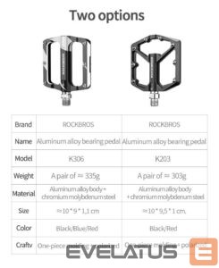 Another product Rockbros  Rockbros K203-BK bicycle pedal set - black 