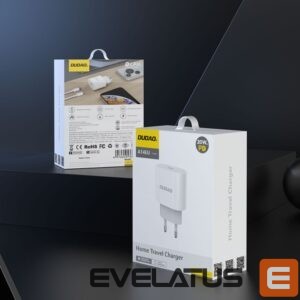 Adapter Dudao  Dudao A14EUC PD 20W USB-C Wall Charger with Cable - White 