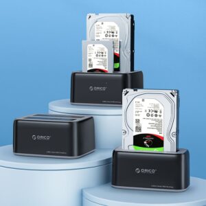 Other Computer Accessory Orico  Orico 6829C3 Docking Station for 2 x 2.5"/3.5" SATA HDD/SSD - Black 