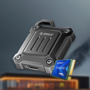 Other Computer Accessory Orico  Orico XAM2 M.2 2230 USB-C 3.2 Tactical Reinforced Disk Bay - Black 