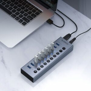 Converter Orico  Gray \ 10 ports 