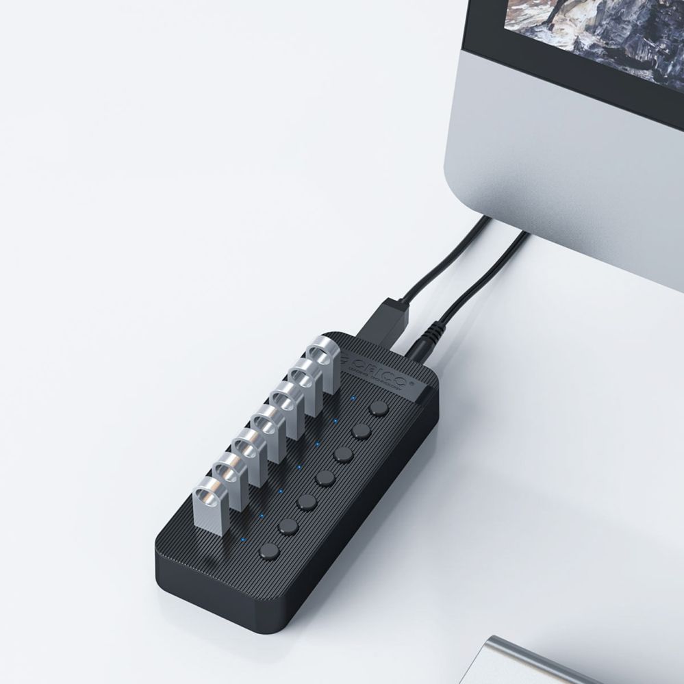 Üleminek Orico Black \ 13 ports