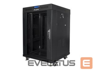 Servers Lanberg  Rack cabinet 19" free-standing 15U/600x600 (flat pack) with glass door lCD V2, black | 