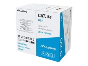 Cable Lanberg  | LAN Cable Cat.5E 305M Solid CCA Grey Fluke Passed | LCU5-15CC-0305-S 