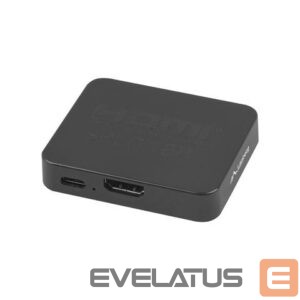 Laadija Lanberg  Splitter video HDMI to 2X HDMI 4K, USB-C Port, Black | SPV-HDMI-1002 