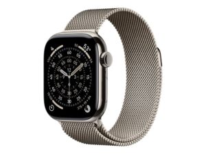 Smart watches Apple  Watch Series 11 GPS + Cellular 42mm Natural Titanium Case with Natural Milanese Loop 