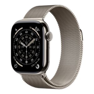 Nutikell Apple  Watch Series 11 GPS + Cellular 42mm Natural Titanium Case with Natural Milanese Loop 