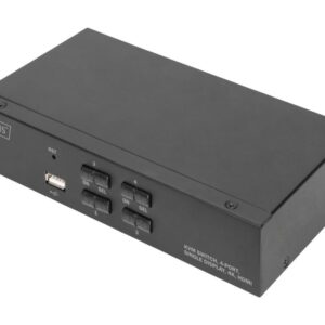 Server - Other Accessories Digitus  KVM Switch, 4 Port, Single Display, 4K, HDMI | DS-12880 