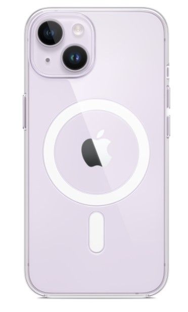Aizmugurējais vāciņš Apple - iPhone 14 Clear Case with MagSafe Transparent