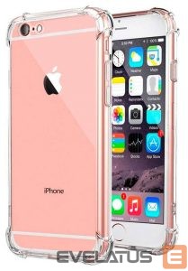 Aizmugurējais vāciņš Evelatus Apple iPhone 6/6S Military Shockproof Silicone Case TPU Transparent