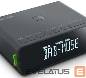 Interactive solution Muse  DAB+/FM RDS Radio M-175 DBI Alarm function, AUX in, Black 