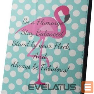 Kaaned iLike  Flamingo and dots for tablet 9-10 
