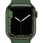 Viedpulksteni Apple  Watch Series 7 GPS, 41mm Green Aluminium Case with Sport Band - Regular Clover