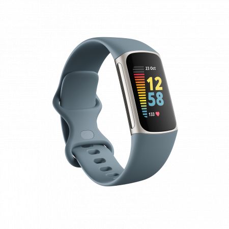 Fitnesa aproce Fitbit Charge 5 Steel Blue Platinum