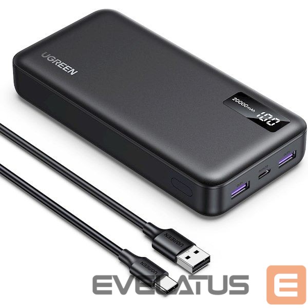 Väline aku Ugreen PB312 20000mAh PD 20W Power Bank Black