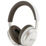 Bezvadu austiņas Guess  PU Leather Script Logo ANC/ENC Wireless Headphone Beige 
