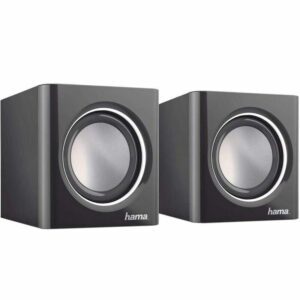 Bezvadu skaļrunis Hama  Sonic Mobil 185 Notebook Speaker Black Silver