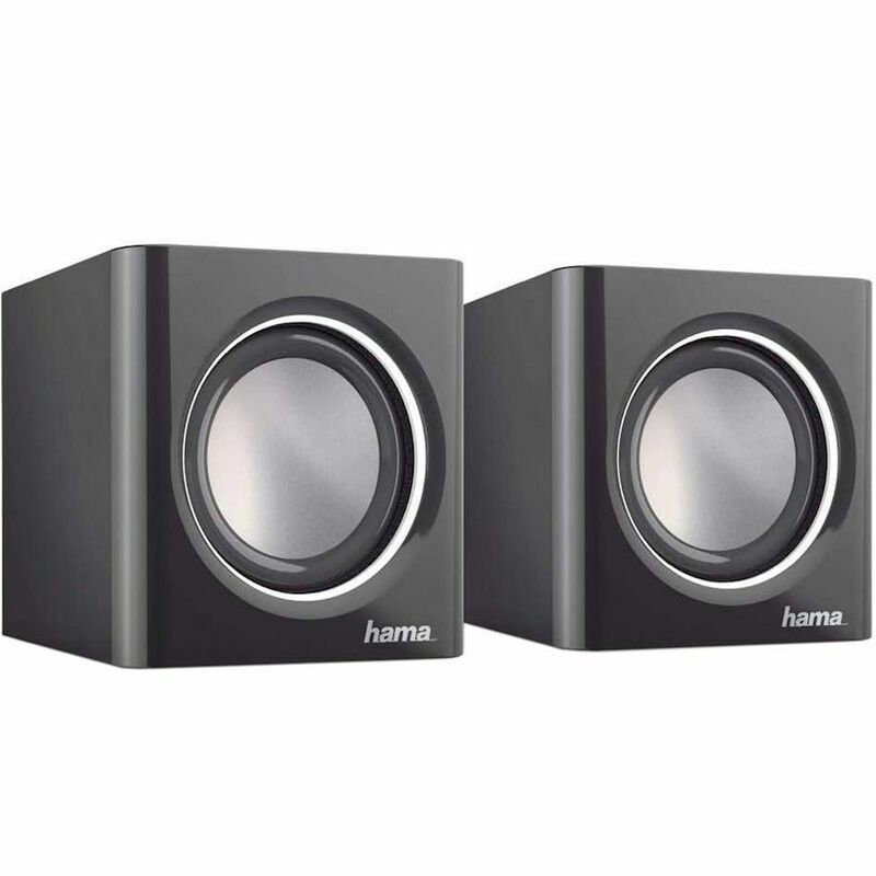 Bezvadu skaļrunis Hama Sonic Mobil 185 Notebook Speaker Black Silver