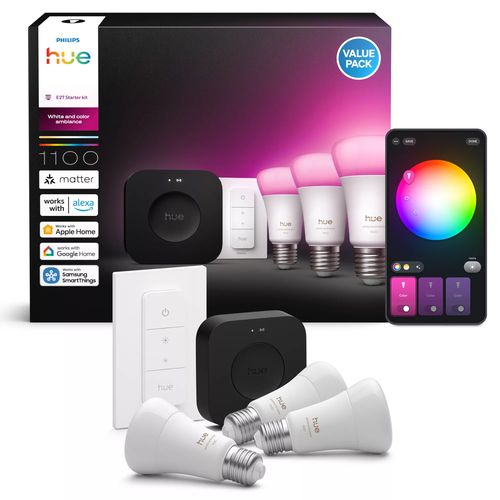 LED spuldze Philips Hue WCA A60 E27 3KIT sw Pro EU |