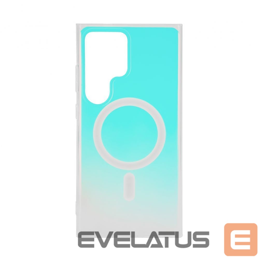 Back panel cover Connect Samsung Galaxy S23 Ultra Transparent gradient Magnetic Case Chameleon