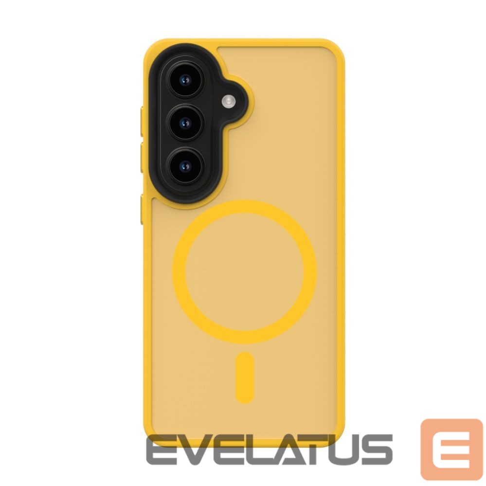 Back panel cover Evelatus Samsung Galaxy S26 Hybrid Case with Magnetic PC+TPU Orange