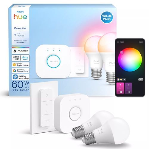LED spuldze Philips Hue E WCA 806 A60 2kit SW EU |