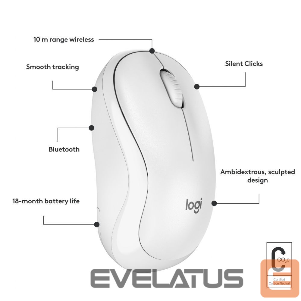 Computer accessories Logitech LOGI M240 Silent Bluetooth Mouse - WHITE