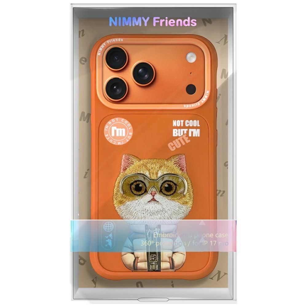 Другие товары Nimmy Nimmy Cool&Cute 2.0 Cat Case for iPhone 17 Pro Max - Orange