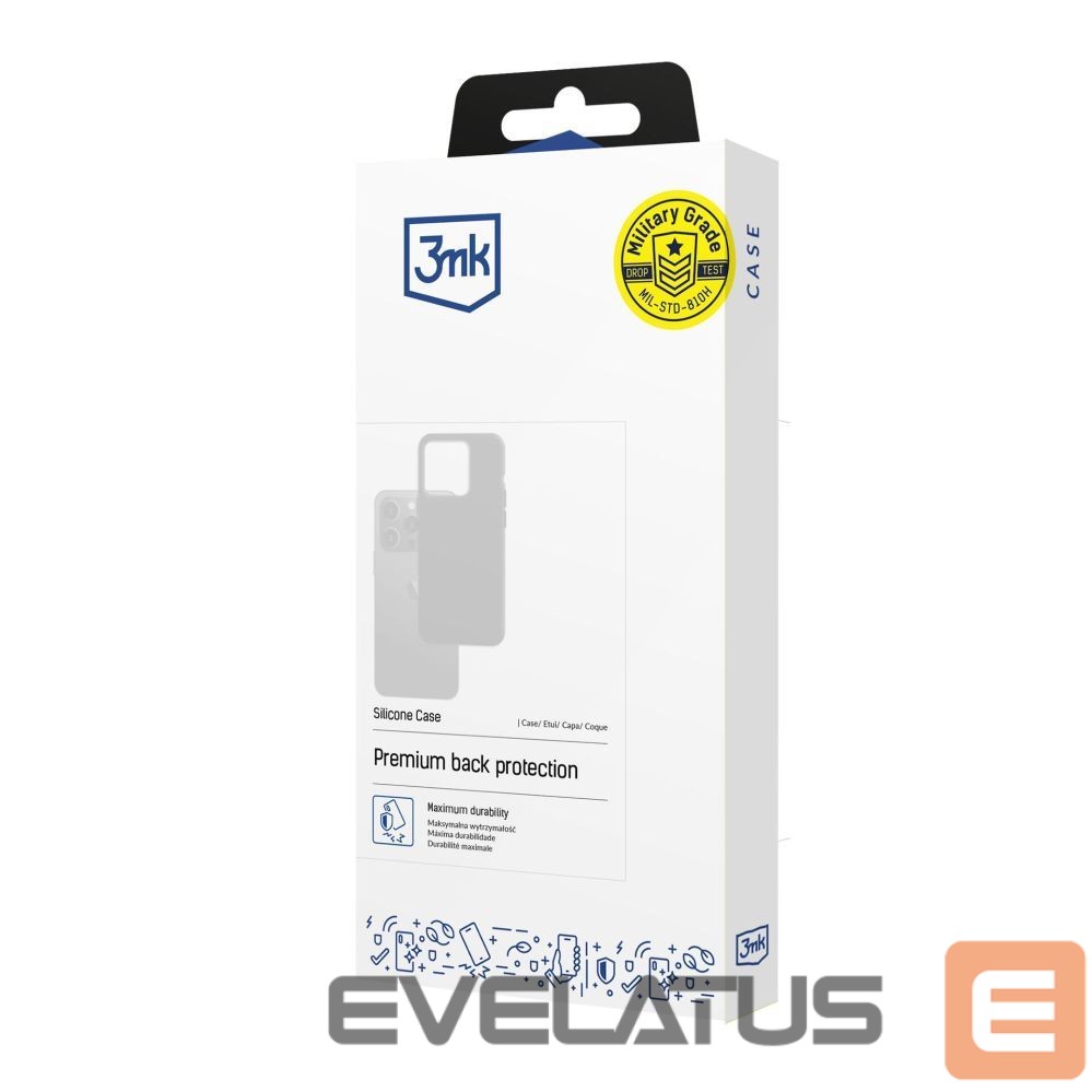 Muud kaubad 3MK 3mk Silicone Case for Samsung Galaxy A17 5G - Black