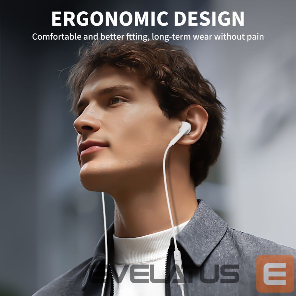 Muud kaubad Tech-Protect Tech-Protect Ultraboost Core Mini Jack Wired Headphones - White