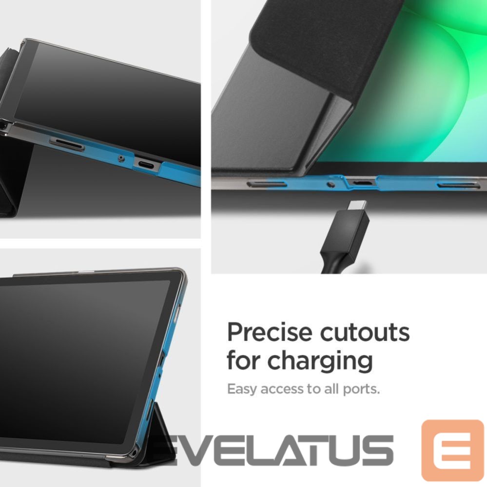 Other goods Spigen Spigen Smart Fold Case for Samsung Galaxy Tab A9+ / A11+ - Black