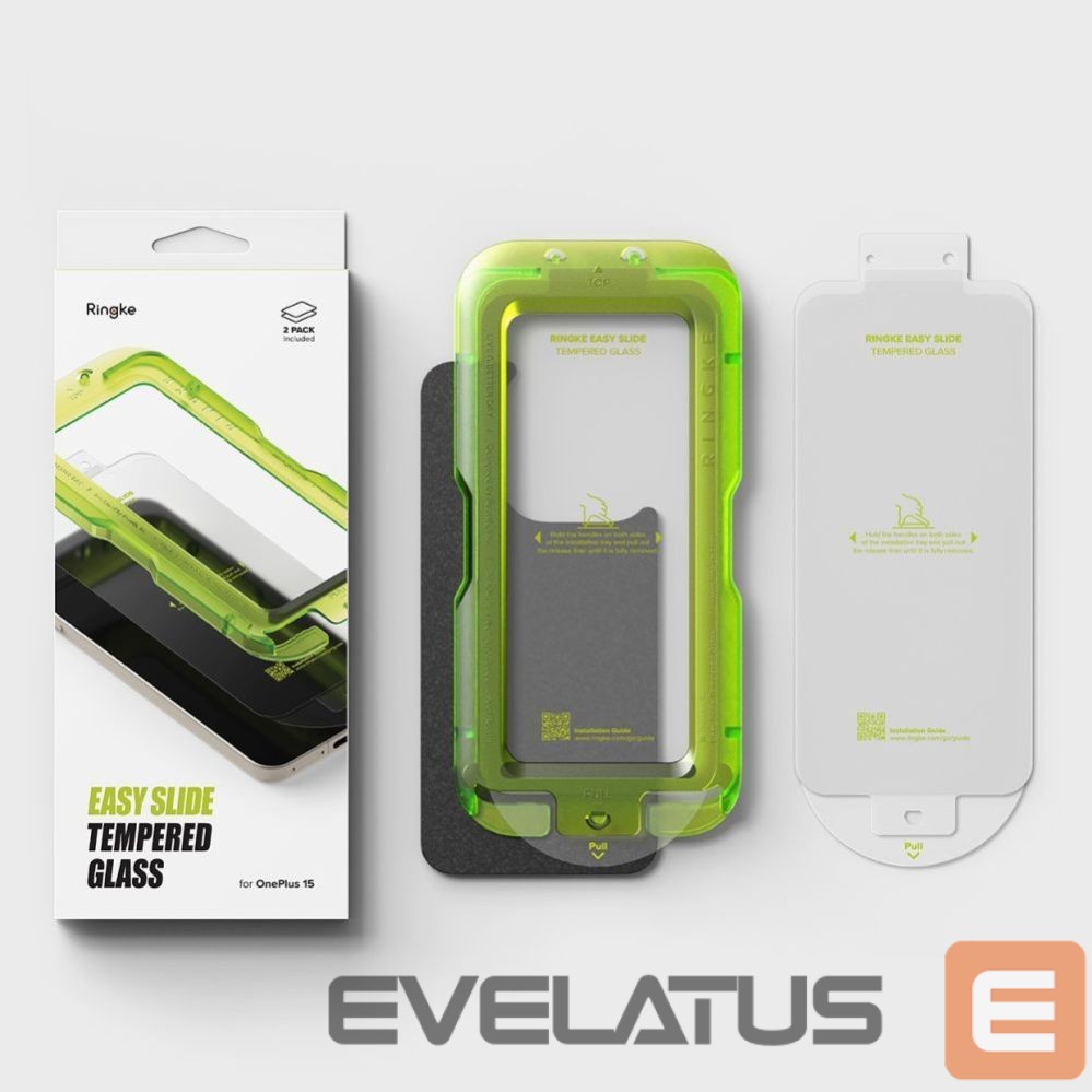 Muud kaubad Ringke Ringke Easy Slide 2-Pack Tempered Glass for OnePlus 15