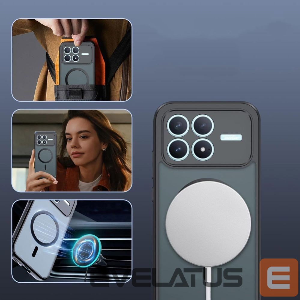 Muud kaubad Tech-Protect Tech-Protect MagMat MagSafe case for Xiaomi Poco F8 Pro - black