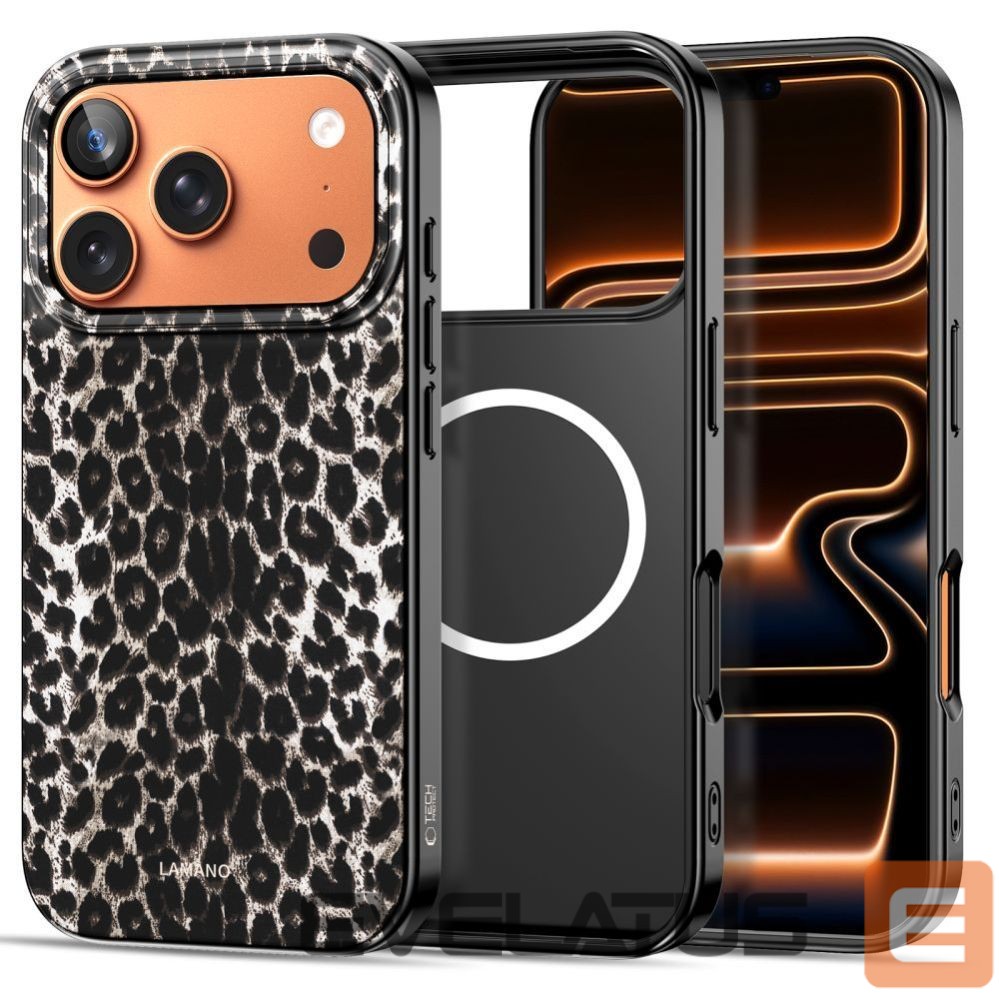 Other goods Tech-Protect Tech-Protect Lamano MagSafe case for iPhone 17 Pro Max - black and brown