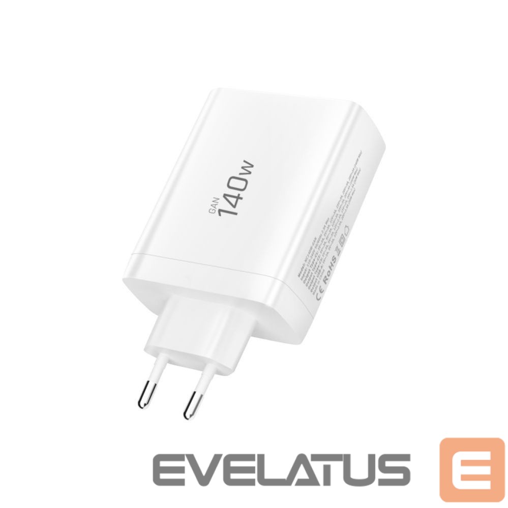 Muud kaubad Tech-Protect Tech-Protect NC140W-GAN 4-Port 140W Wall Charger - White