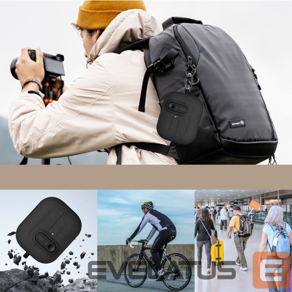 Muud kaubad Tech-Protect Tech-Protect Slim Hook Case for Samsung Galaxy Buds 3 / 3 FE / 3 Pro - Black