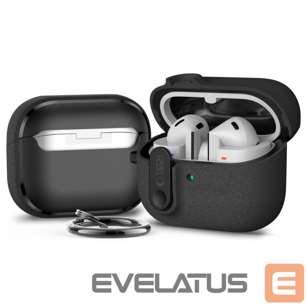 Muud kaubad Tech-Protect Tech-Protect Slim Hook Case for Samsung Galaxy Buds 3 / 3 FE / 3 Pro - Black