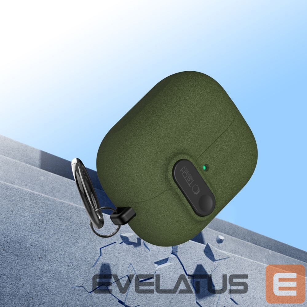 Muud kaubad Tech-Protect Tech-Protect Slim Hook Case for Samsung Galaxy Buds 3 / 3 FE / 3 Pro - Green