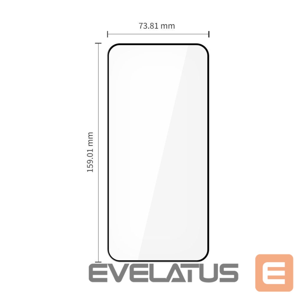 Muud kaubad Tech-Protect Tech-Protect Glass Fit+ 2-Pack Tempered Glass for Xiaomi Redmi Note 15 Pro 5G - Black