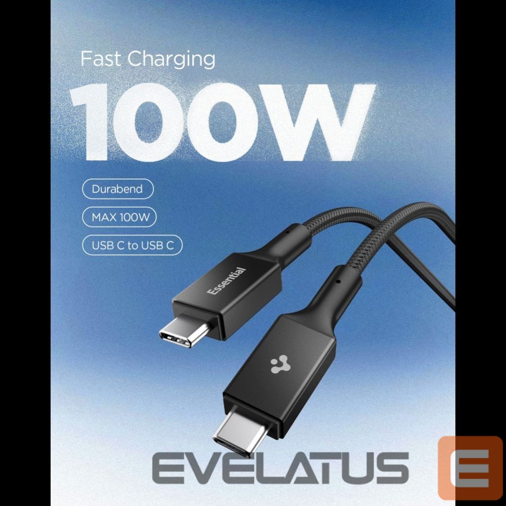 Other goods Spigen Spigen Essential EB10015CC USB-C / USB-C 100W 150cm Cable - Black