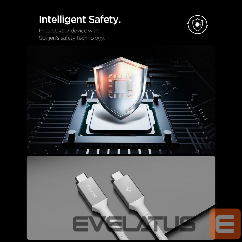 Other goods Spigen Spigen Essential EB10015CC USB-C / USB-C 100W 150cm Cable - White