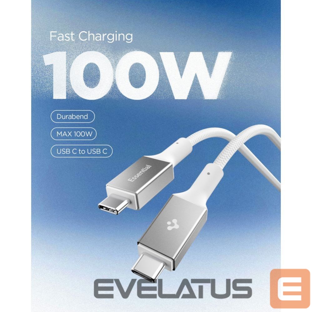 Other goods Spigen Spigen Essential EB10015CC USB-C / USB-C 100W 150cm Cable - White