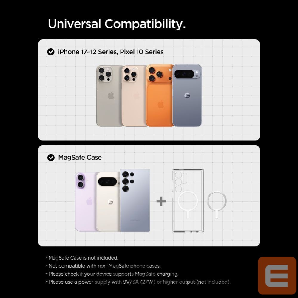 Muud kaubad Spigen Spigen EV15MAQ Essential Qi2 MagSafe Car Air Vent Holder - Black