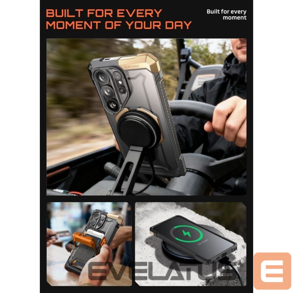 Muud kaubad Supcase Supcase UB Grip Mag MagSafe Case for Samsung Galaxy S26 Ultra - Black and Brown